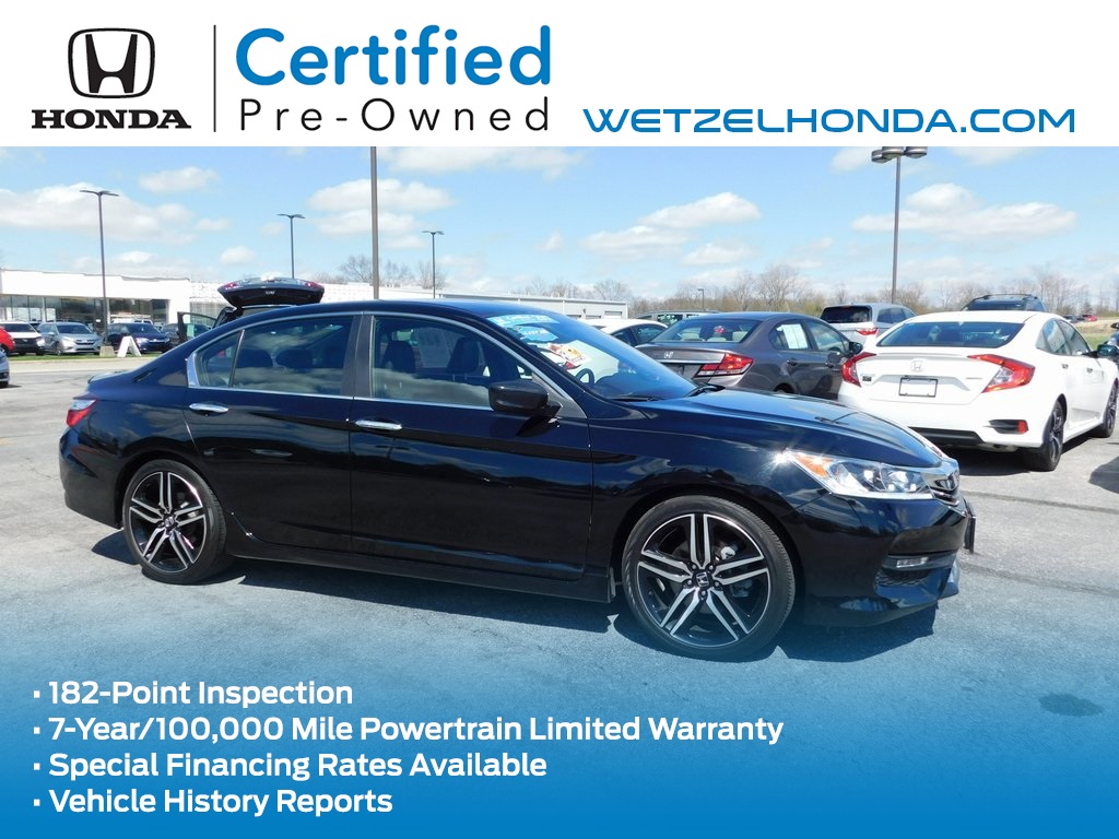 Certified Pre Owned 2017 Honda Accord Sport Special Edition 4d Sedan Certified Pre Owned 2017 Honda Accord Sport Special Edition
